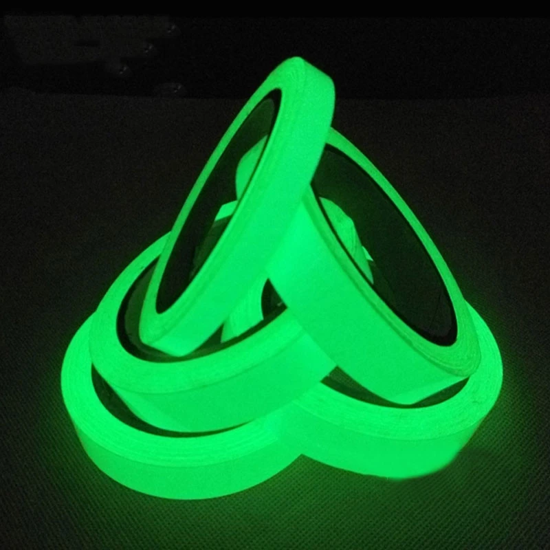 Super Bright Luminous Tape Sticker Self-luminous Fluorescent Strip Green Light