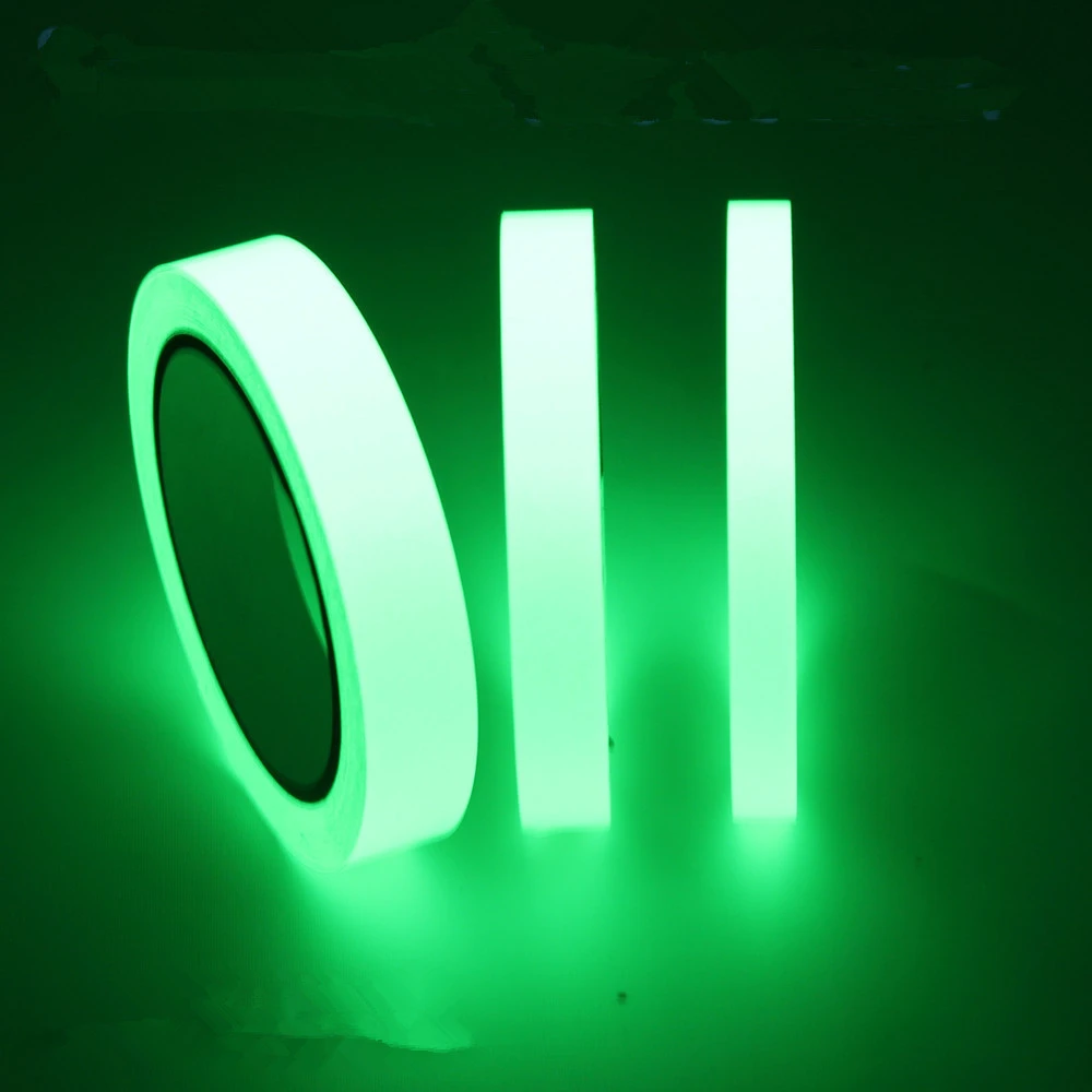 Super Bright Luminous Tape Sticker Self-luminous Fluorescent Strip Green Light