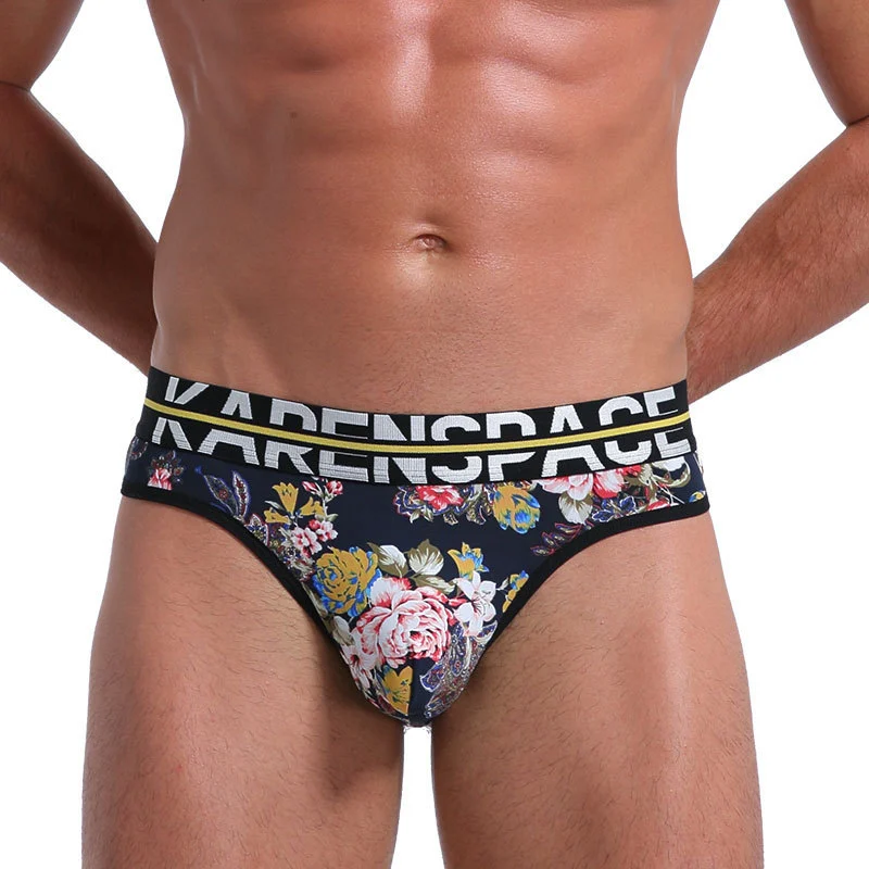 Men's Breathable Printed Sexy Thong