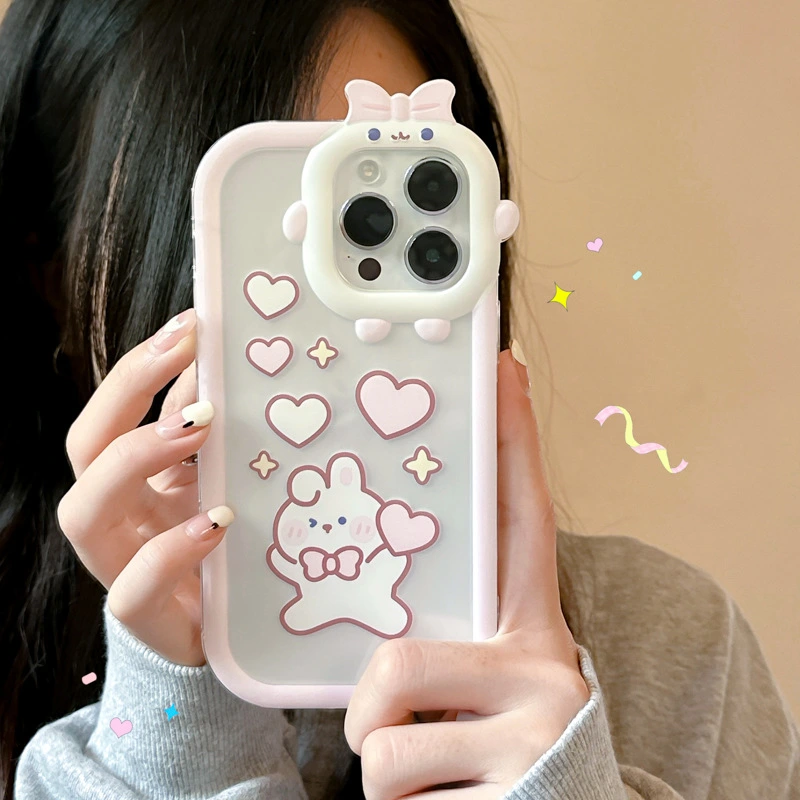 Cartoon Transparent Little  Phone Case