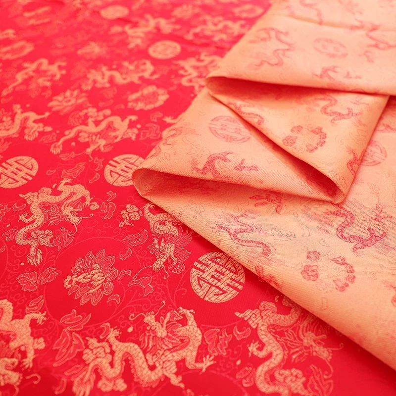 Nylon Handmade Diy Silk Satin Brocade Fabric