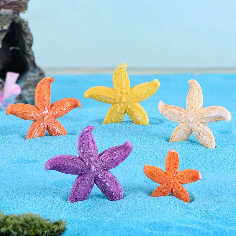 Mini Color Pentagon Small Starfish Ornaments