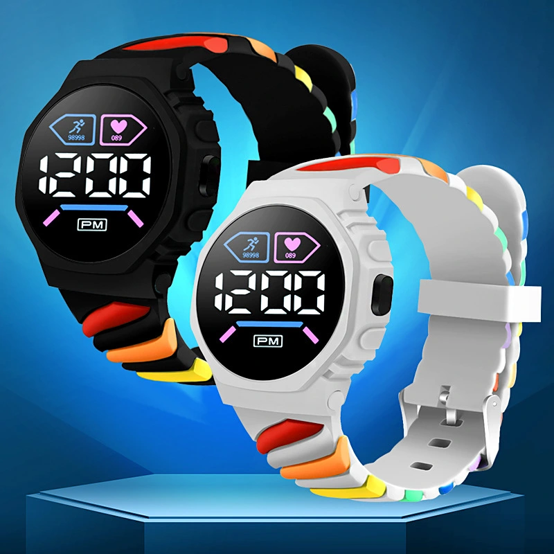 Sports Round Children's Electronic Watch