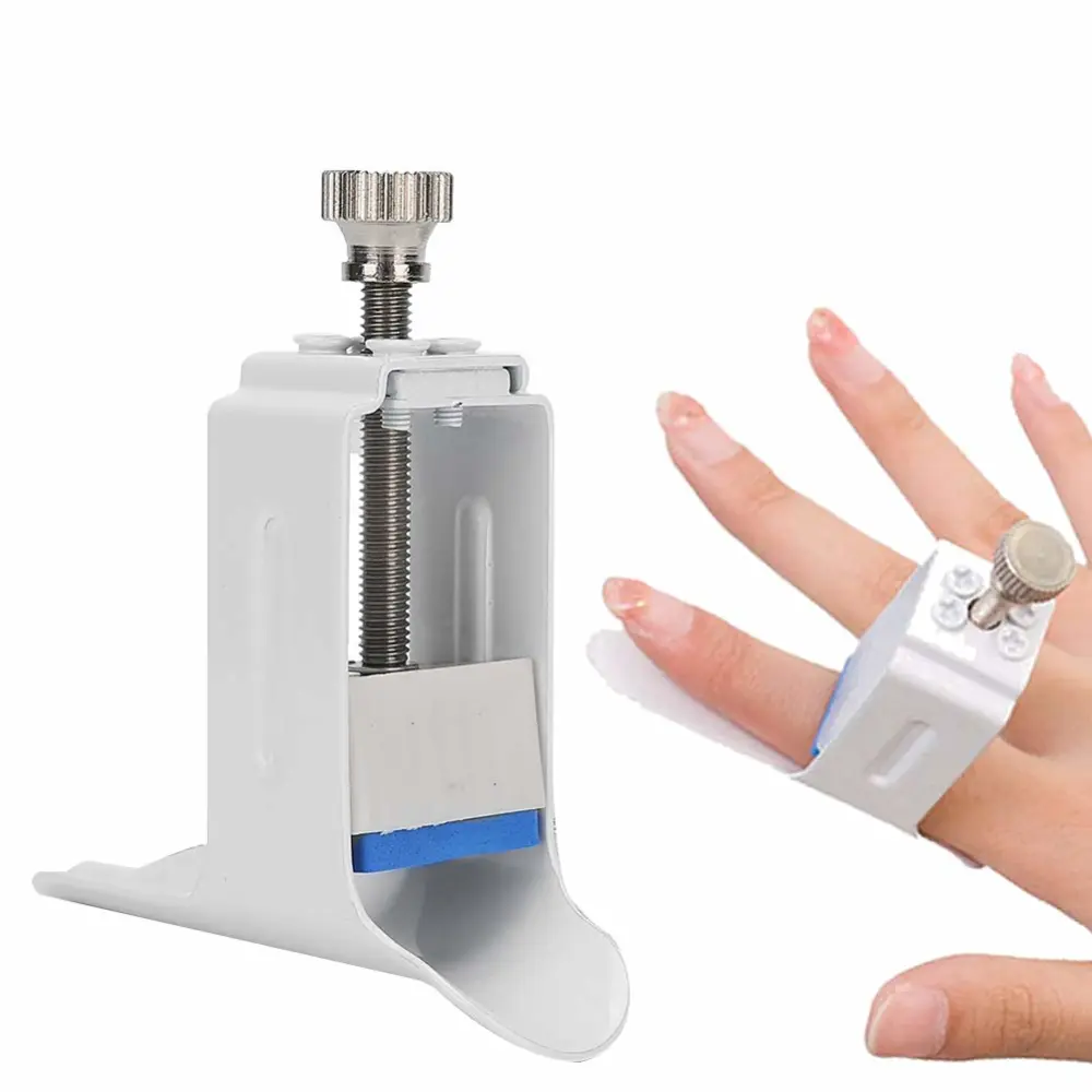 Finger Straightener White Finger Fixed Splint Support Finger Rehabilitation Machine White Trigger Finger Splint For Fingers Average Size