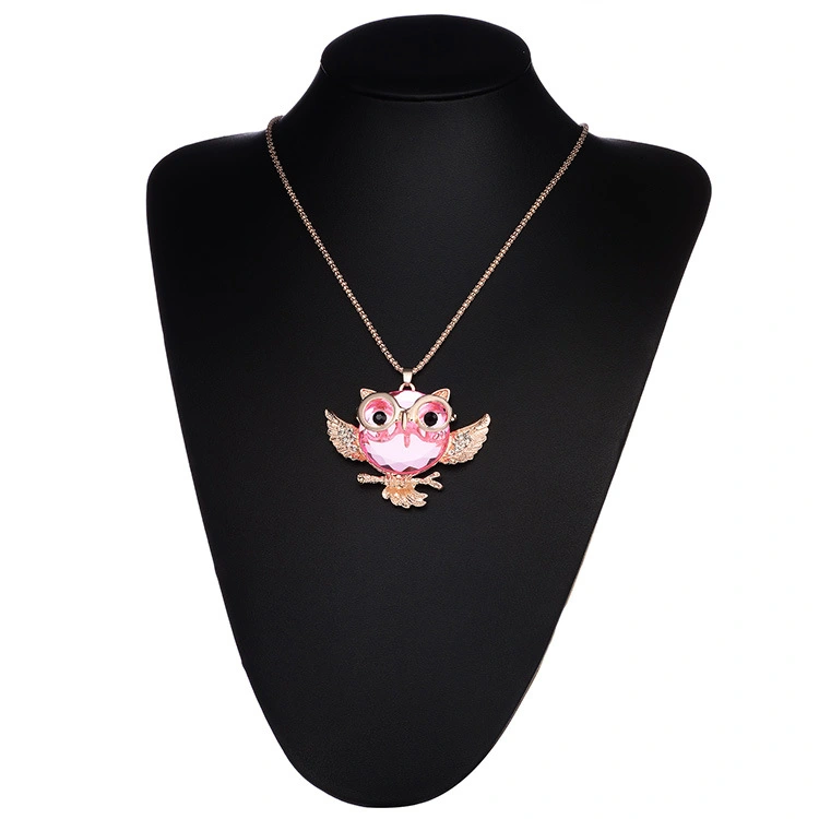 Gem Owl Women's Sweater Chain