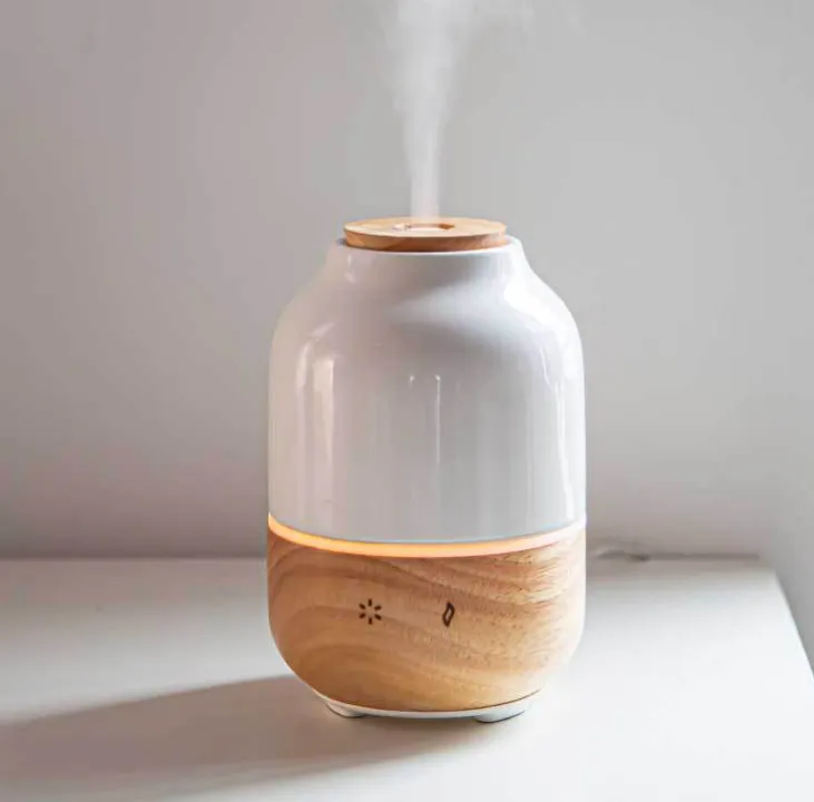 Solid Wood Ceramic Aromatherapy Humidifier