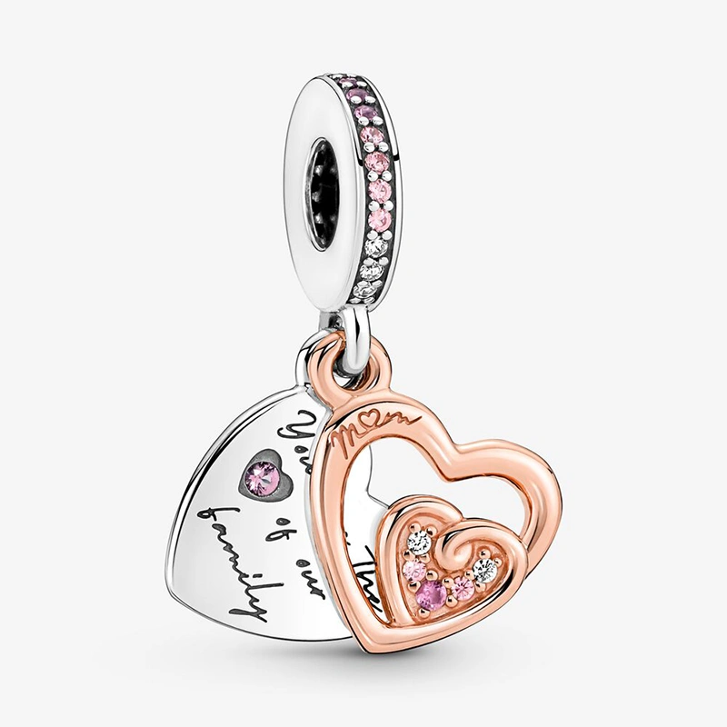 925 Sterling Silver Beads Diy Love String Decoration