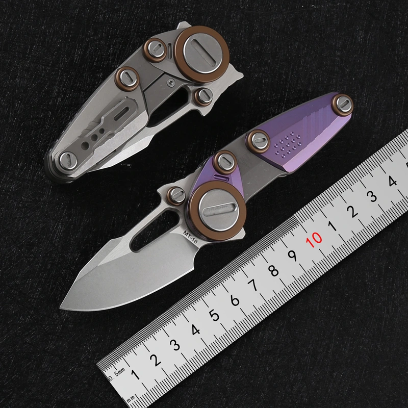 Folding Knife M390 Steel Titanium Alloy