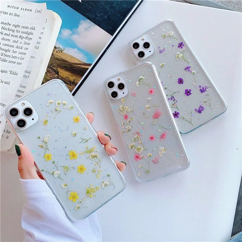 Epoxy Floral Mobile Phone Case Handmade