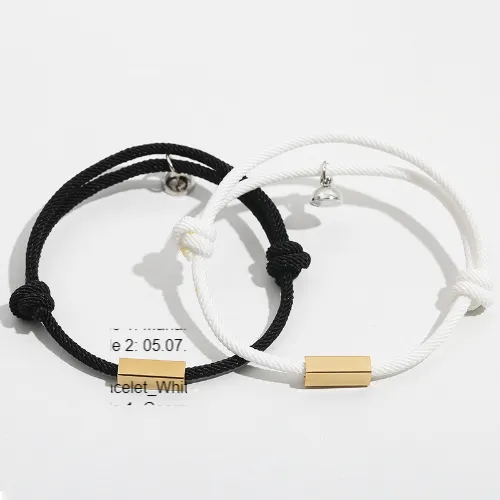 CJSL121858401AZ: BraceletBlack Side 1: Marianna Side 2: 05.07.22  BraceletWhite  Side 1: George Side 2: 05.07.22