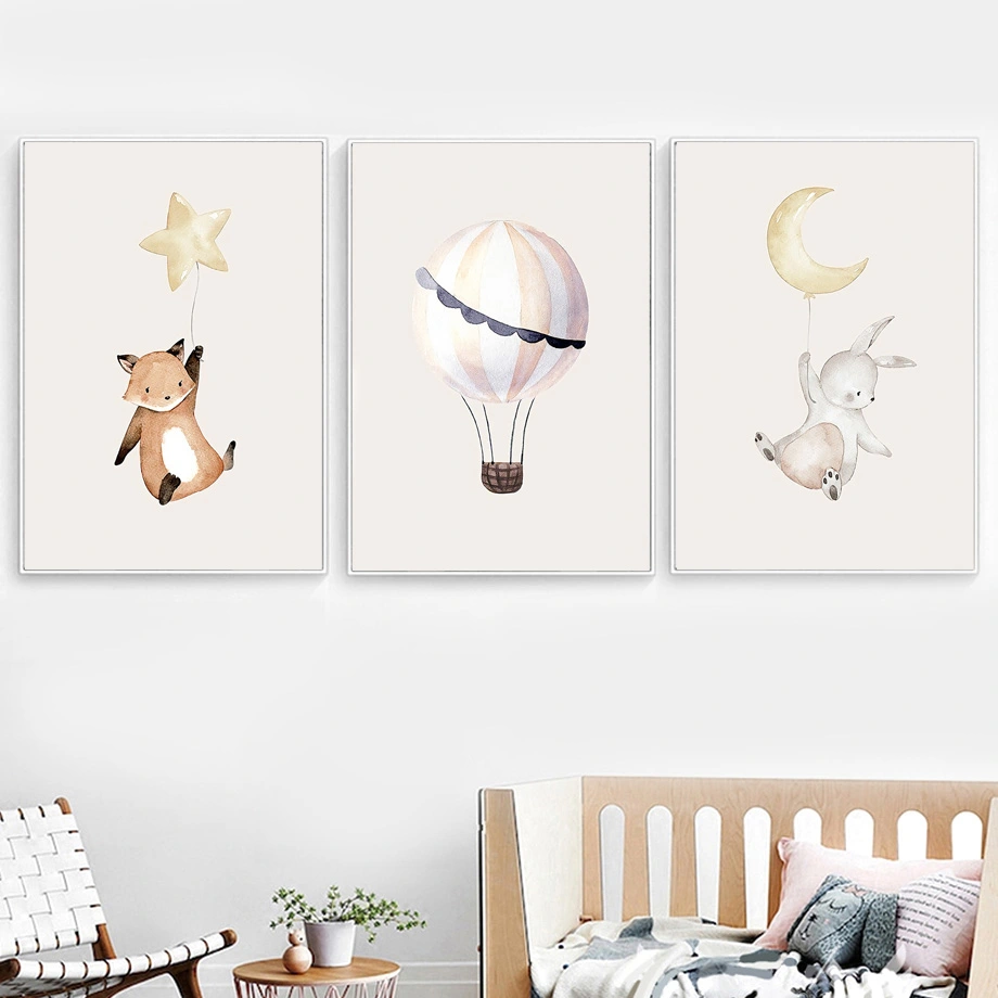 Art Painting Nordic Posters And Printed Animals