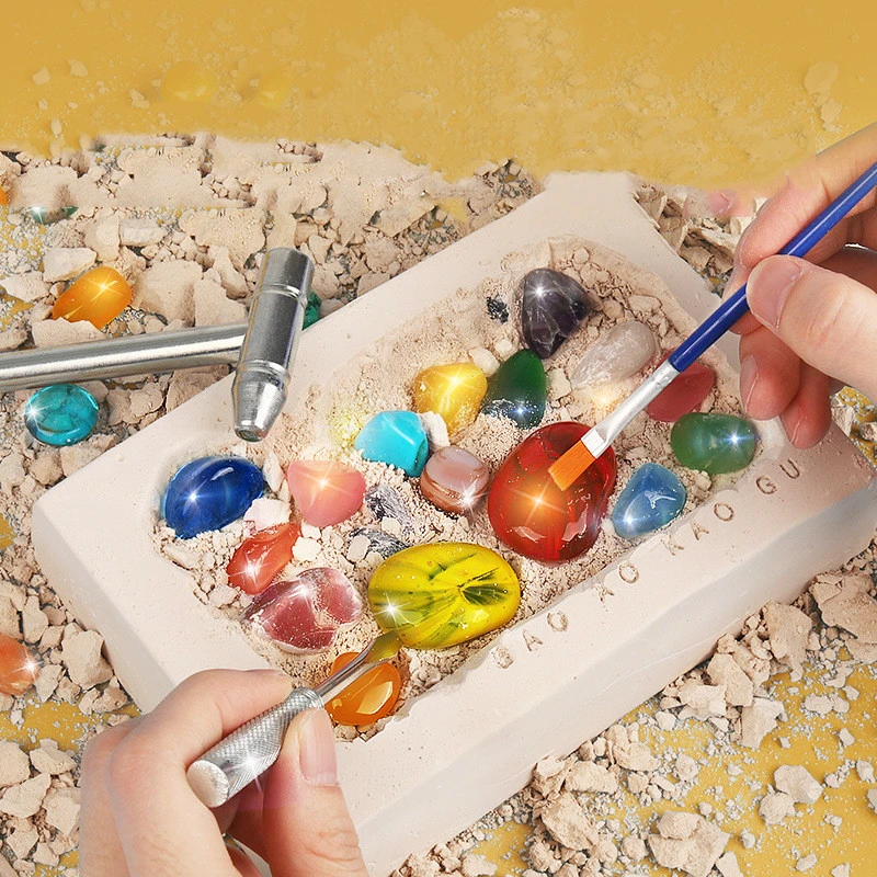 Children's Gem Archaeological Digging Toy Set