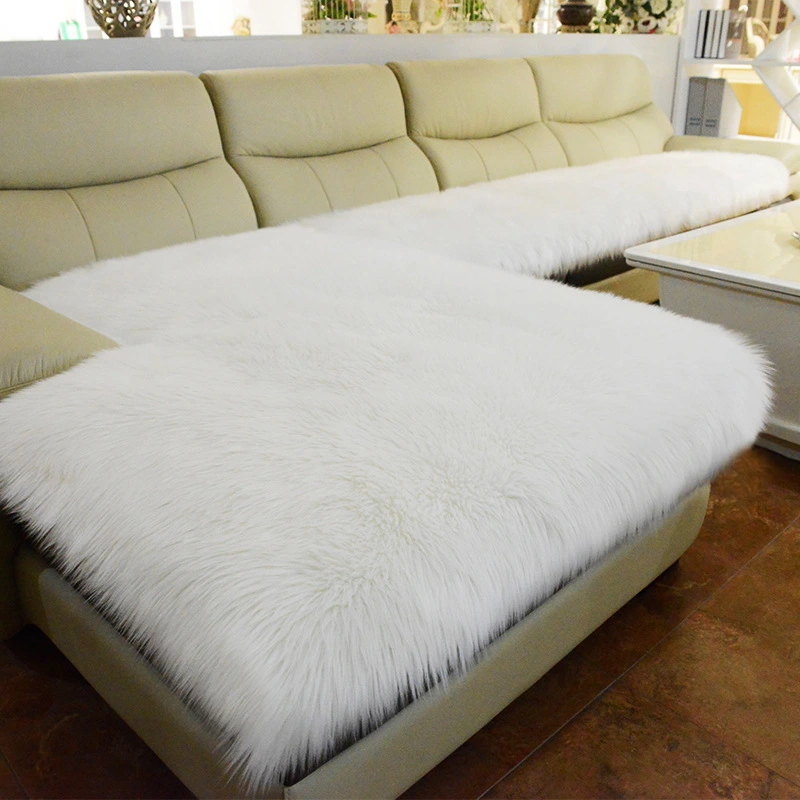 Anti-slip European Wool-like Sofa Cushion