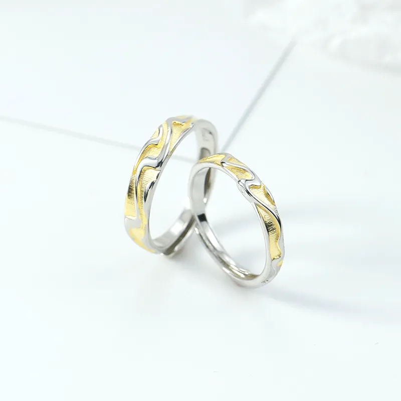 Adjustable Ring With Silver Opening