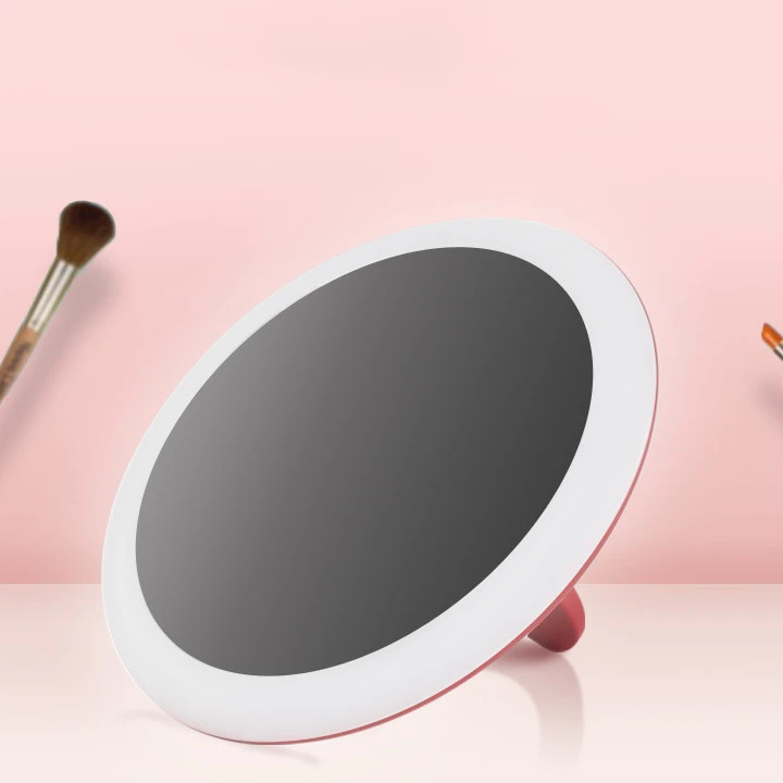 LED Makeup Mirror With Light Refill USB Charging Beauty Vanity Portable