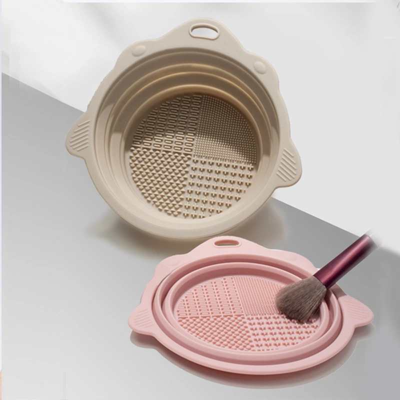 Silicone Folding Wash Bowl Makeup Circle