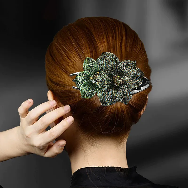 Women's Fashionable Simple Faux Copper Wire Hair Clip