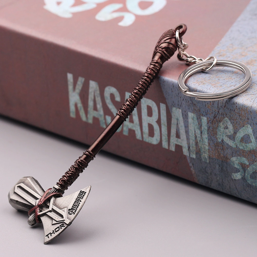 Thor Axe Keychain Storm Hammer Pendant