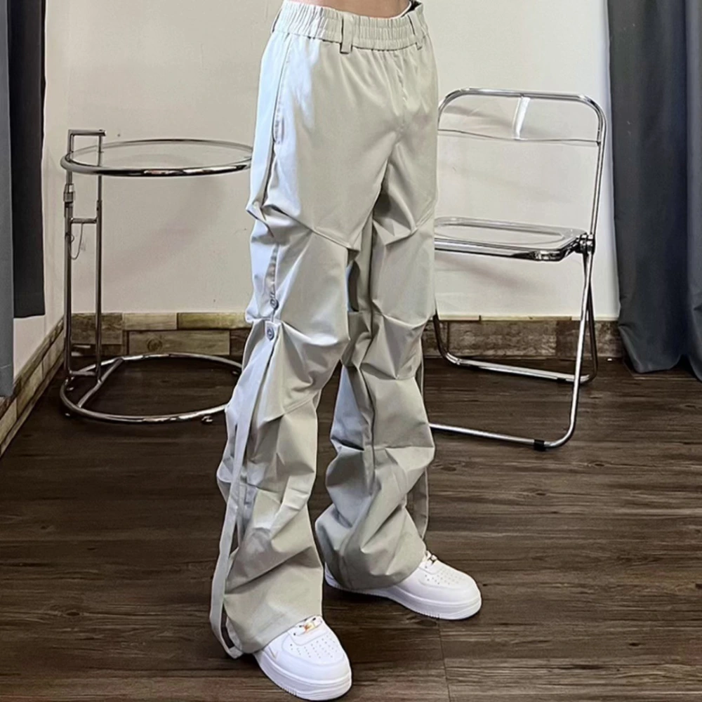 New Work Clothes Pleated Functional Men's Loose Casual Pants