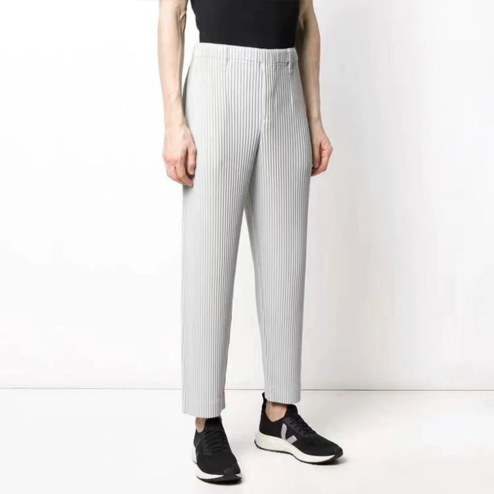 Luxury High-end Pleated Casual Pants