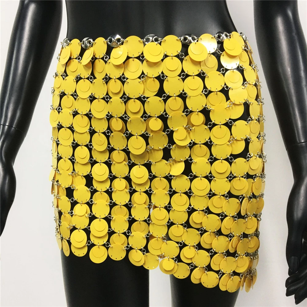 Sequin Body Chain Sexy Skirt Waist Chain