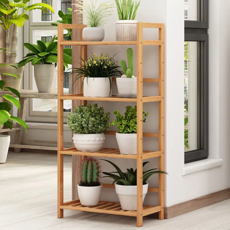 Succulent Flower Shelf Nanzhu Balcony Decoration Multi-storey Indoor Shelving