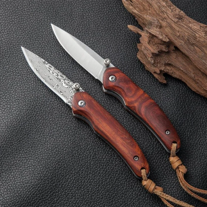 Leather Steel High Hardness Portable Self-defense Mini Outdoor Knife