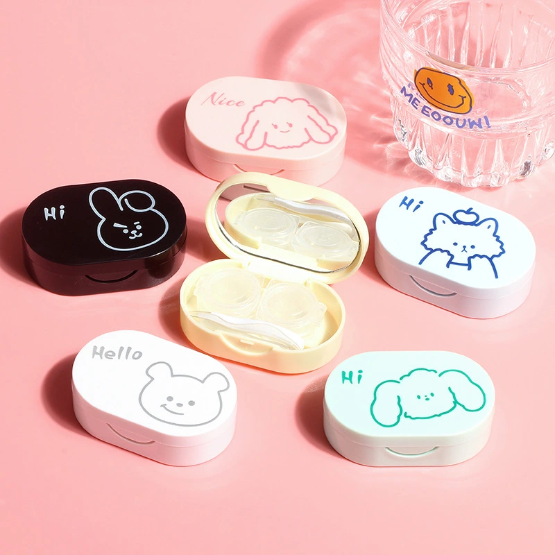 Cartoon Portable Color Contact Lens Care Box