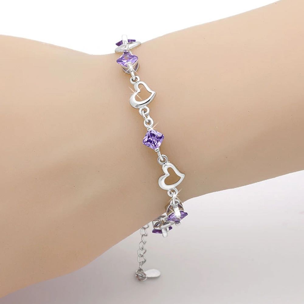 Heart Bracelet Silver-plated Jewelry