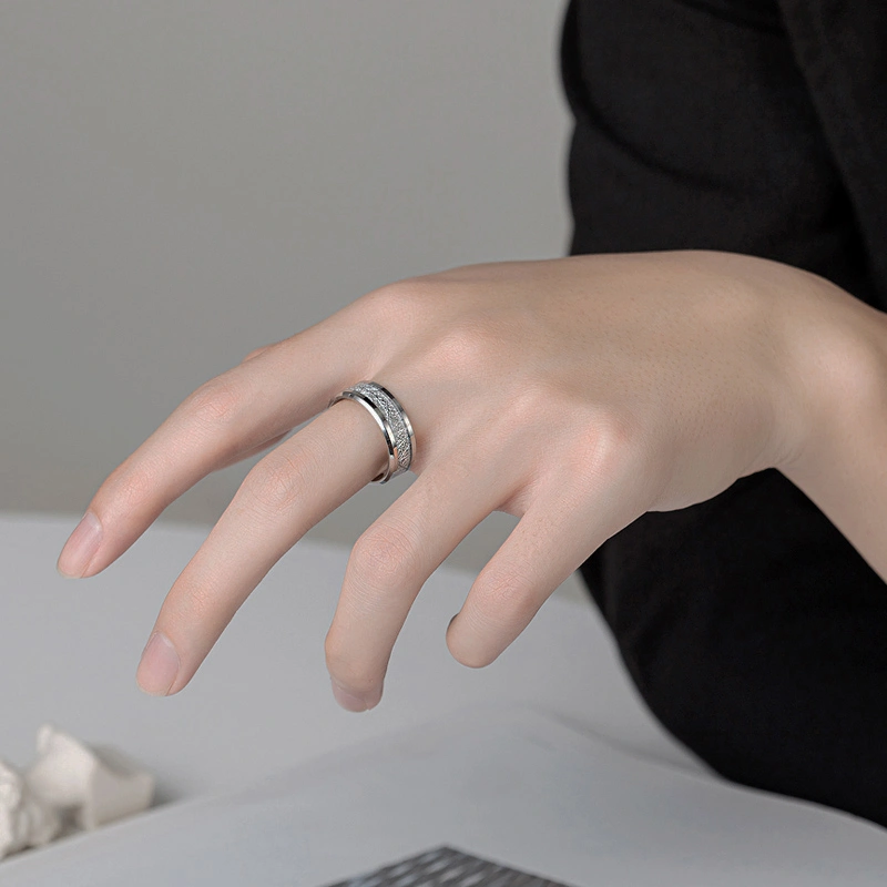 Fashion Personality Titanium Steel Ring Male