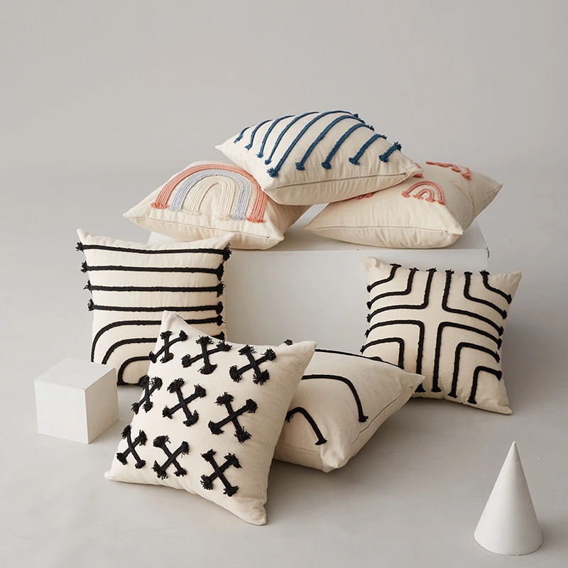 Minimalist Art Line Pillow Cover For Domestic Use