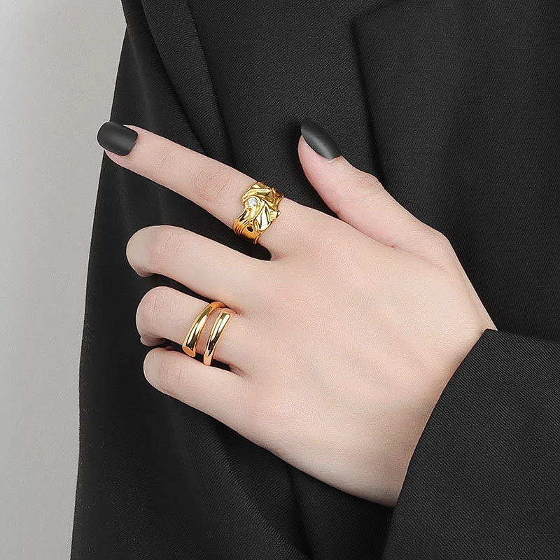 Korean Version Of Simple Geometric Ring