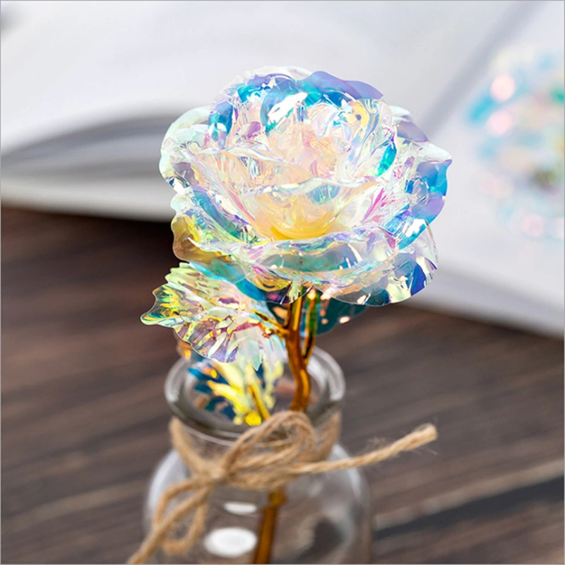 24K Gold Foil Gift Rose Multicolored