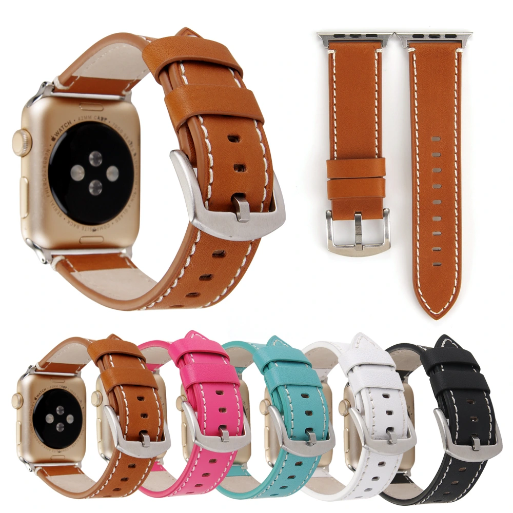 Home Fashion Minimalist Solid Leather Strap