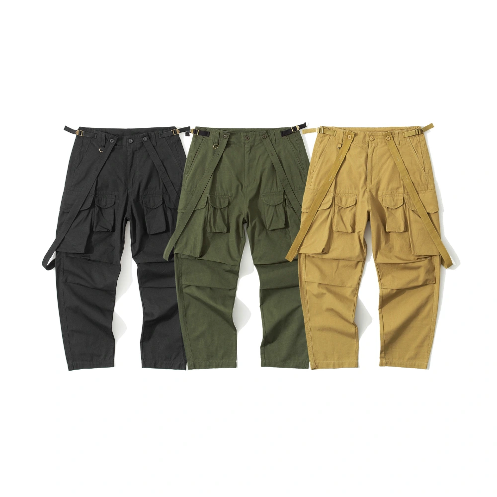 New Vintage Loose Strap Workwear Pants