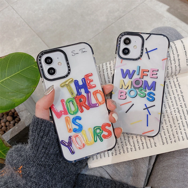 Graffiti Color Letters Creative Mobile Phone Case