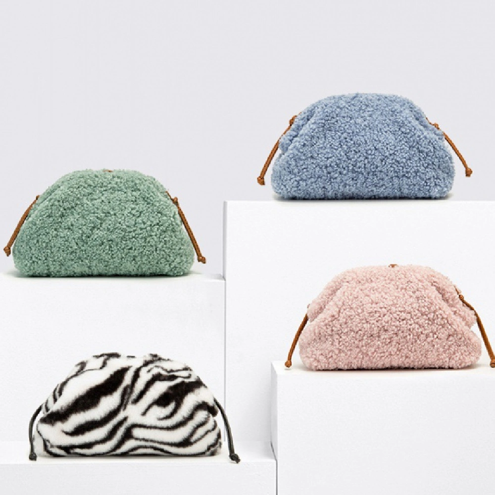 Fashion Women's New Wool Cloud Bag