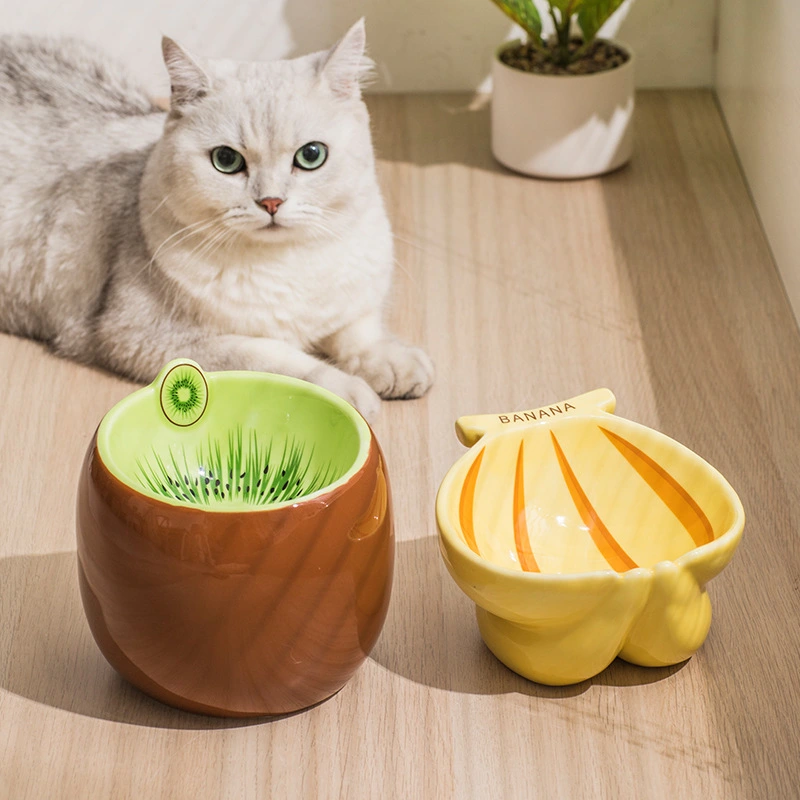 Cat Bowl Protects Cervical Vertebra From Overturning