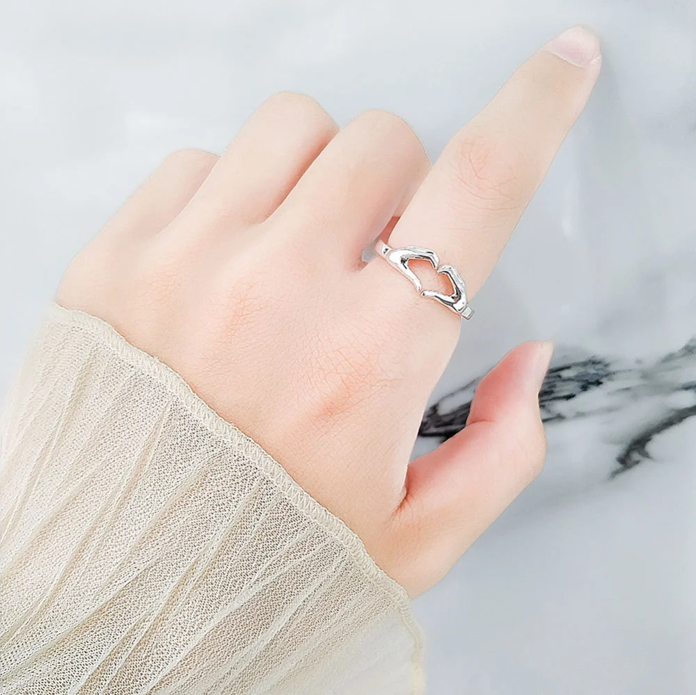 Romantic Hands Than Heart Ring Fashion