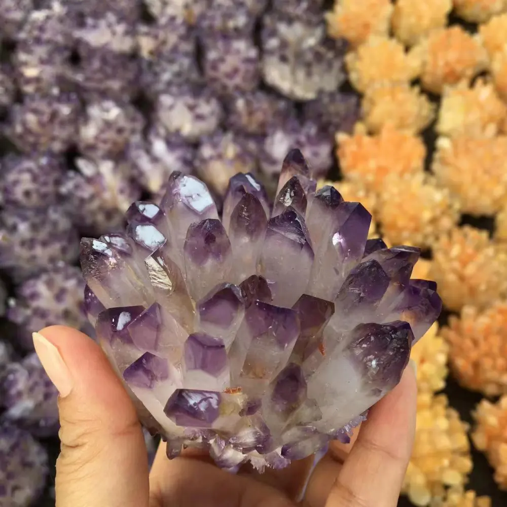 Natural Crystal Cluster Ornaments