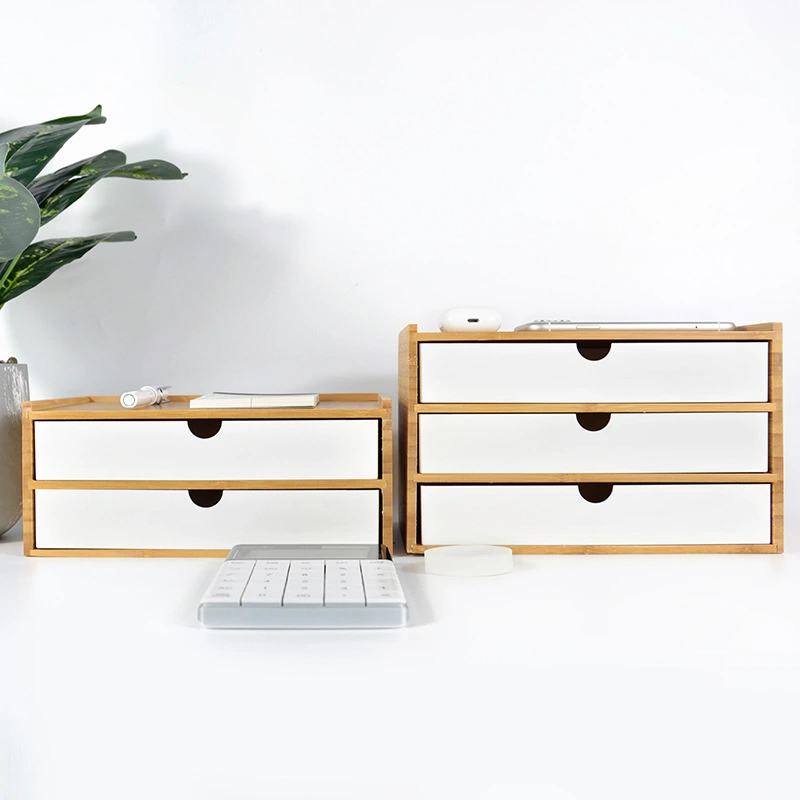 Multi-layer Bamboo Board Storage Box