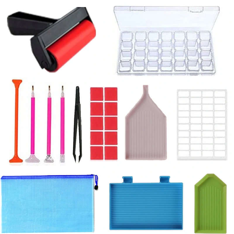 DIY Diamond Painting Tool Set 64-grid Storage Box