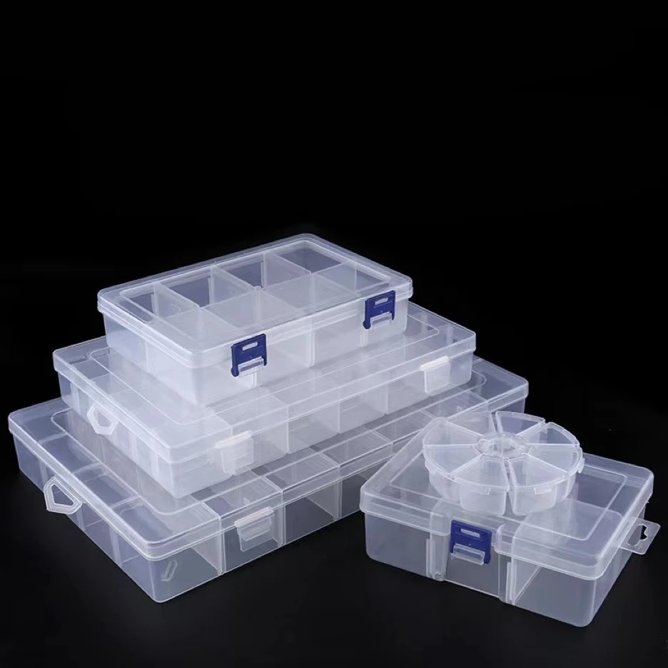 10 Grids 15 Grids 24 Grids Transparent Storage Tool Storage Box