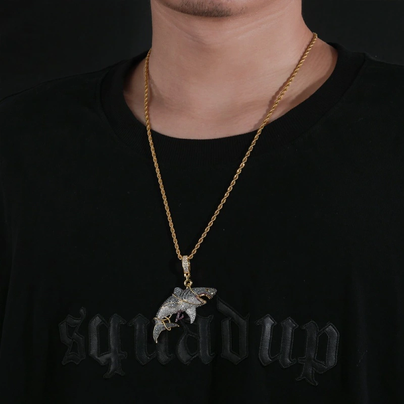 Men's Colorful Hip Hop Necklace