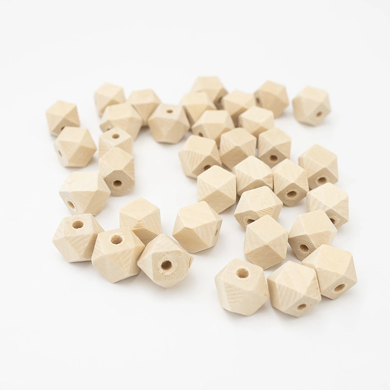 Octagon Original Wood Color Jewelry Accessories Octagon Beads