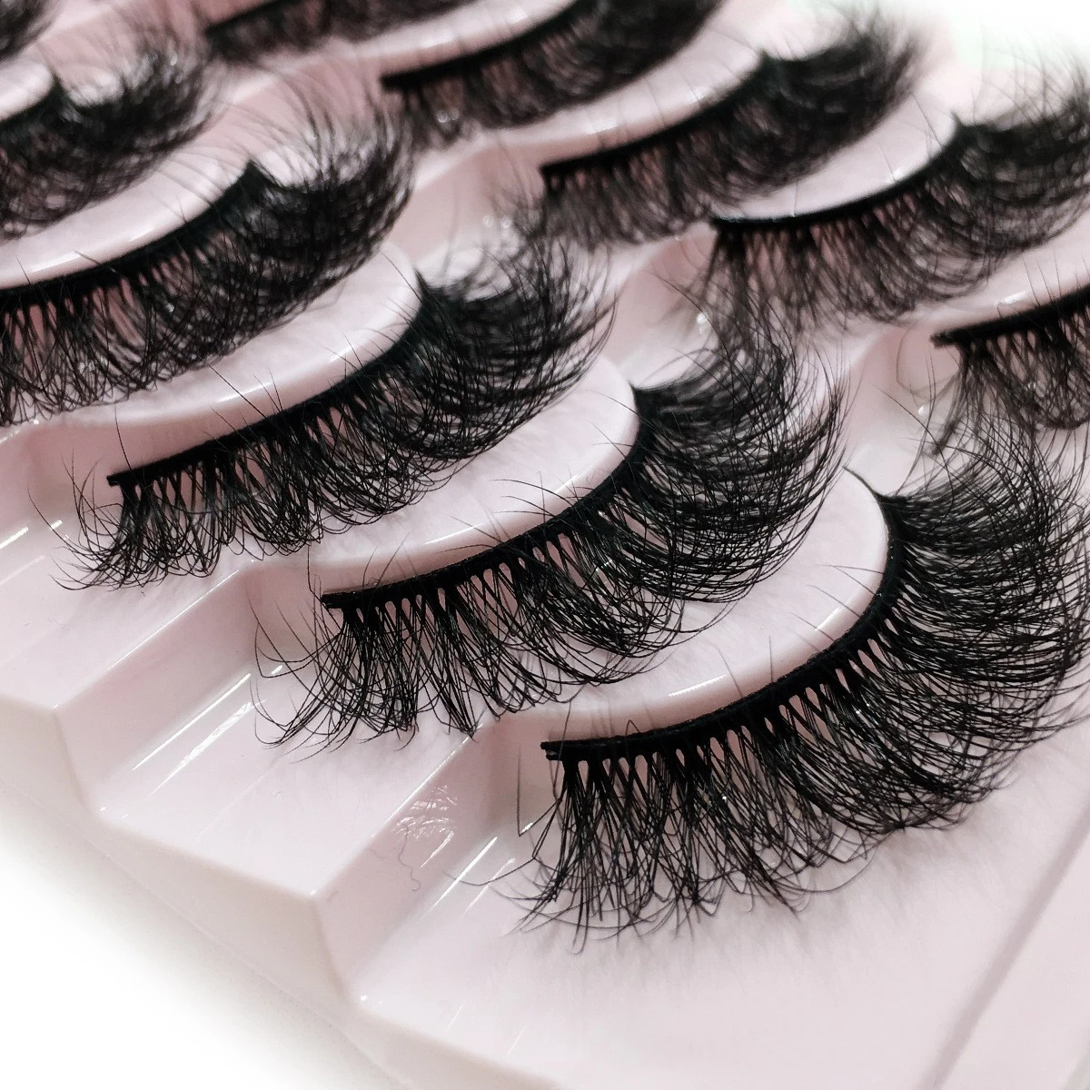 Thick Curl Cross Three - Dimensional Ten Pairs Of False Eyelashes