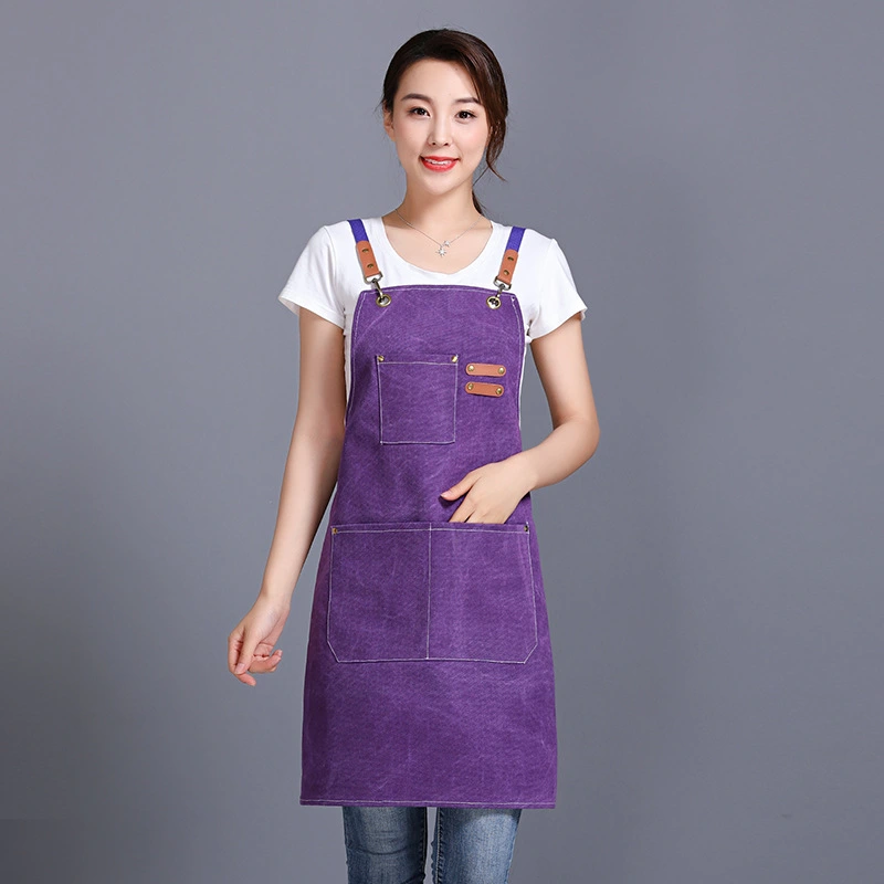 Thickened Canvas Denim Work Fashion Apron