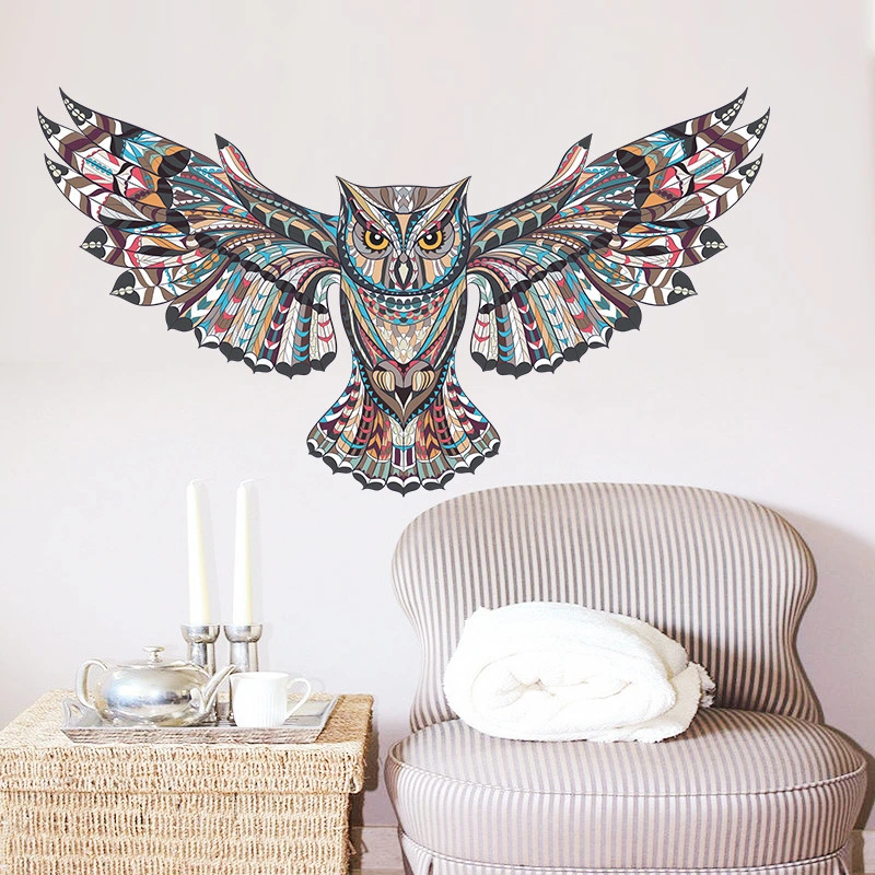 Creative Owl Living Room Bedroom Study Background Wall Decoration