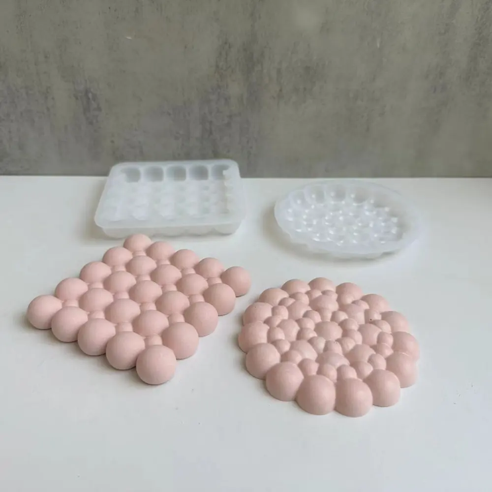 Bubble Tray Coaster Silicone Mold Saucer Storage