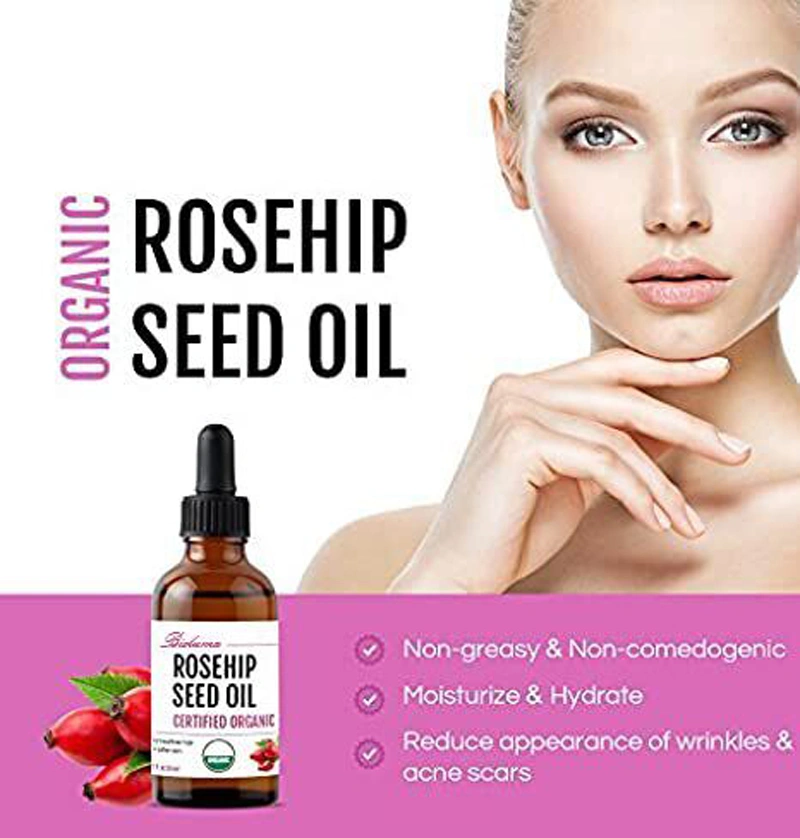 Hydrating Moisturizing Rosehip Facial Oil Massage Skin Care